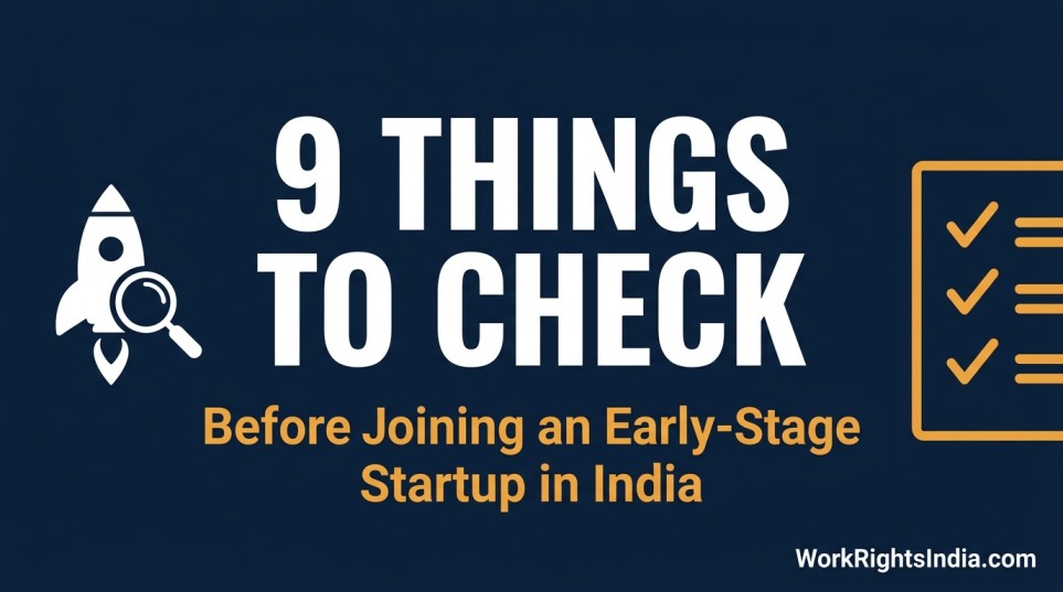 9 things to check before joining an early-stage startup in India