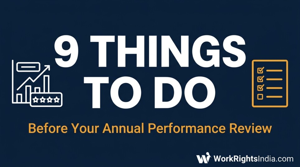 9 things to do before your annual performance review