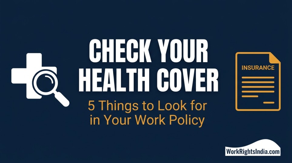 5 things to check in your group health insurance policy at work