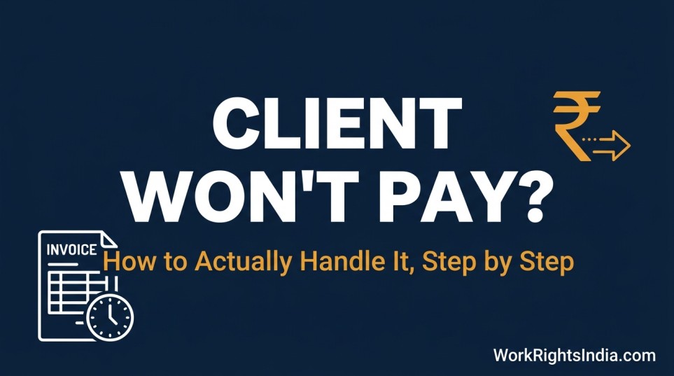how to handle a client who refuses to pay for completed work