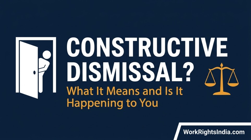 what is constructive dismissal and is it happening to you