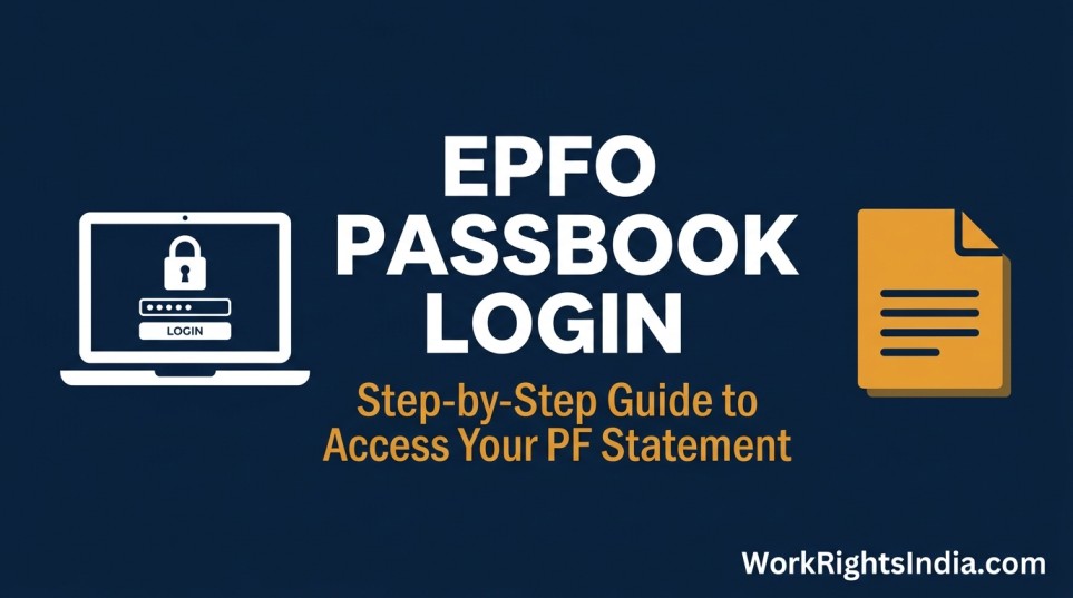 EPFO passbook login - step-by-step guide to access and download your PF statement