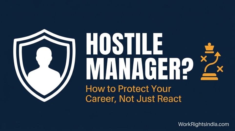 how to handle a hostile manager without destroying your career