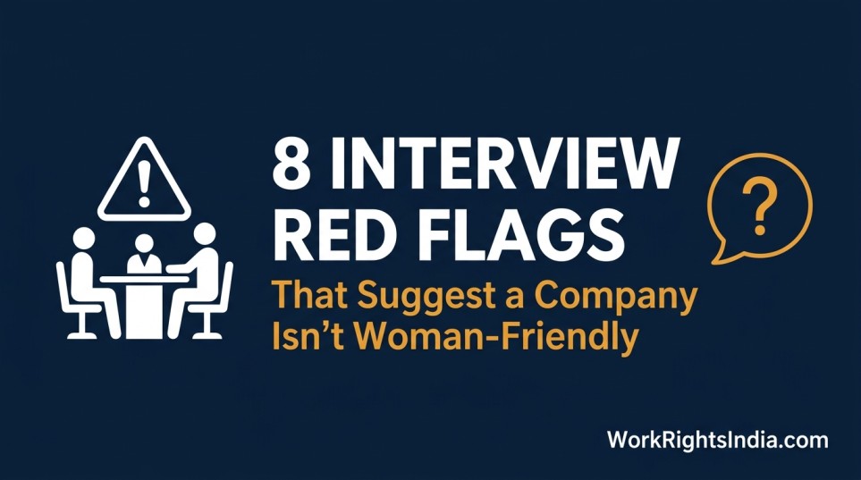 8 red flags during an interview that suggest a company isn't woman-friendly