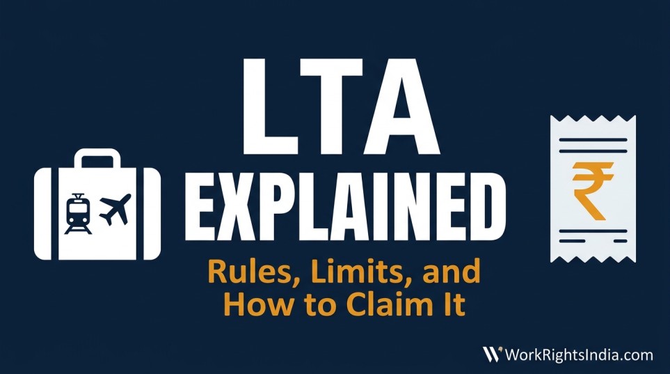 Leave Travel Allowance LTA rules limits and how to claim