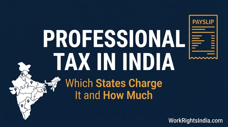 Professional tax in India - which states charge it and the current slab rates