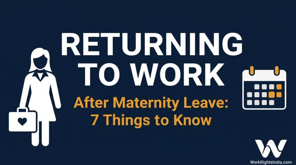 7 things every woman should know before returning to work after maternity leave