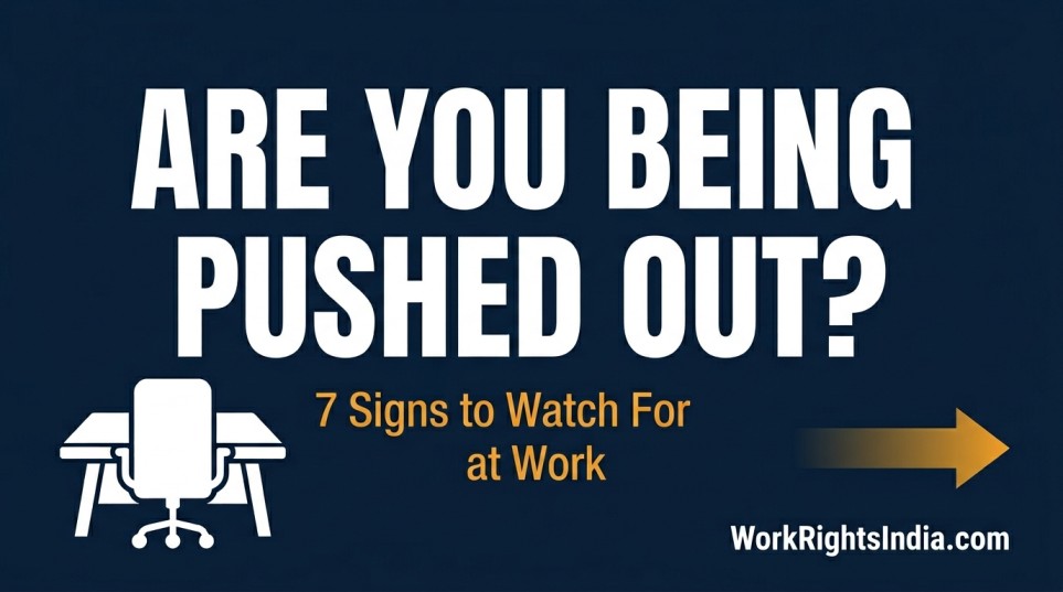 7 signs you're being quietly pushed out of your job