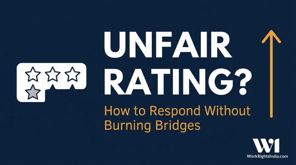 how to respond when you get an unfair performance rating
