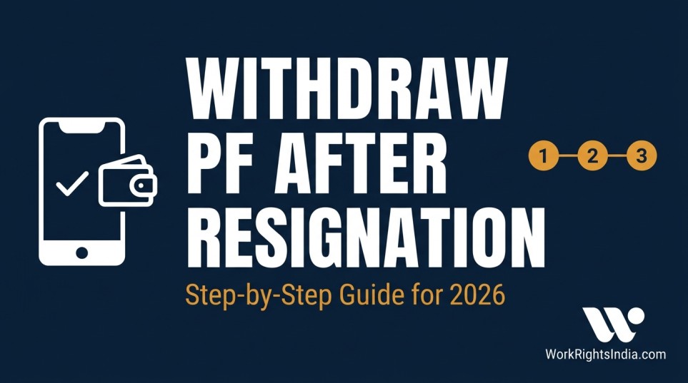 How to withdraw PF after resignation - step-by-step EPFO online process for 2026