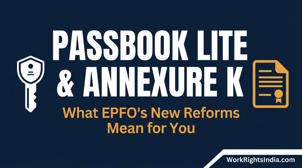 EPFO Passbook Lite and Annexure K reforms - what they mean for PF balance checks and transfers
