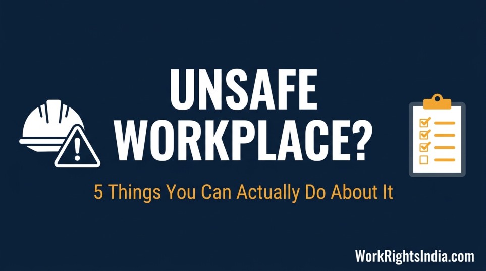 5 things to do if your workplace isn't following safety norms