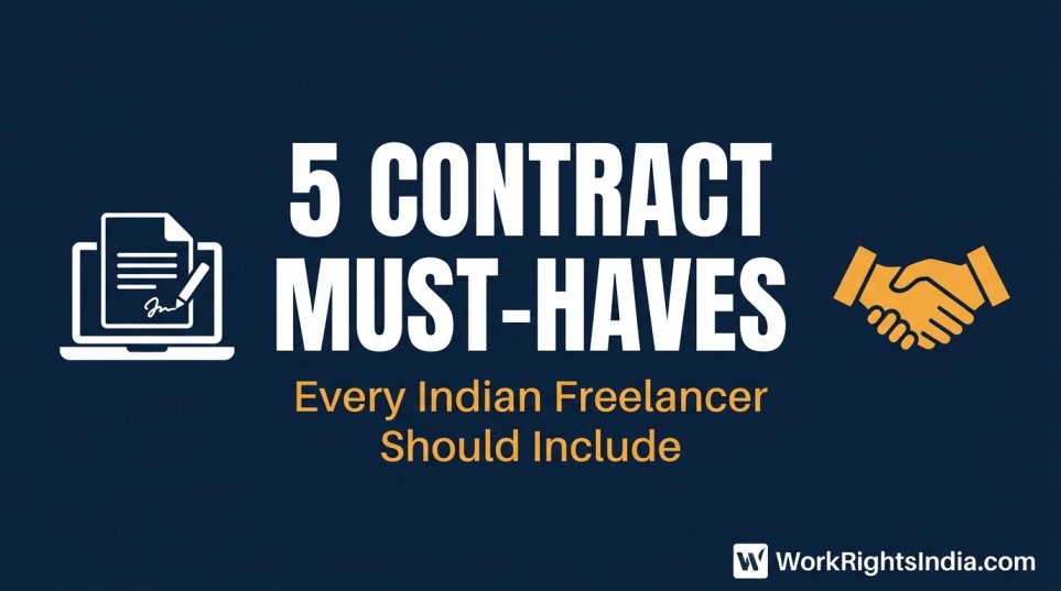 5 things freelancers in India should always put in a contract