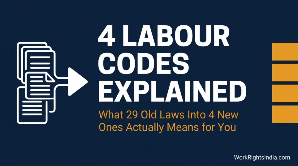 what are the four labour codes India and what do they change for employees 2026