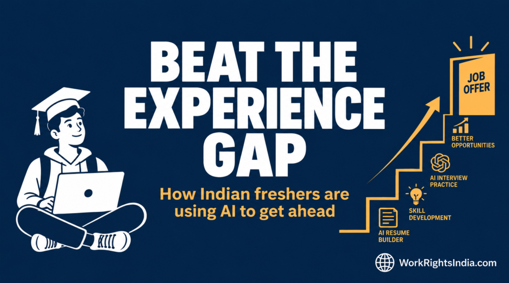 Indian fresher using AI tools to compete with experienced candidates in the job market
