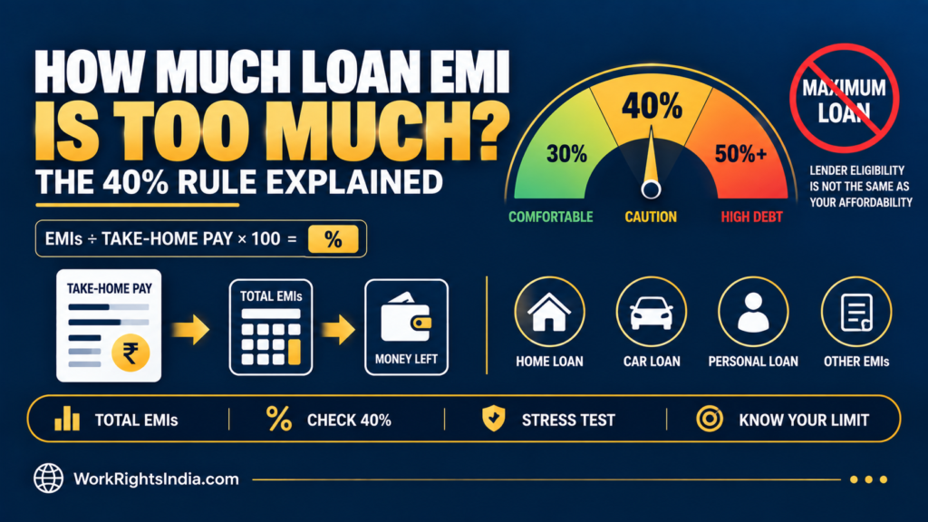 HOW MUCH LOAN EMI IS TOO MUCH?