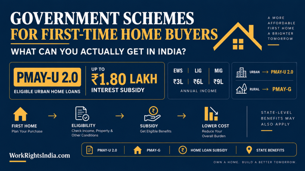 What Government Schemes Are Available for First-Time Home Buyers in India